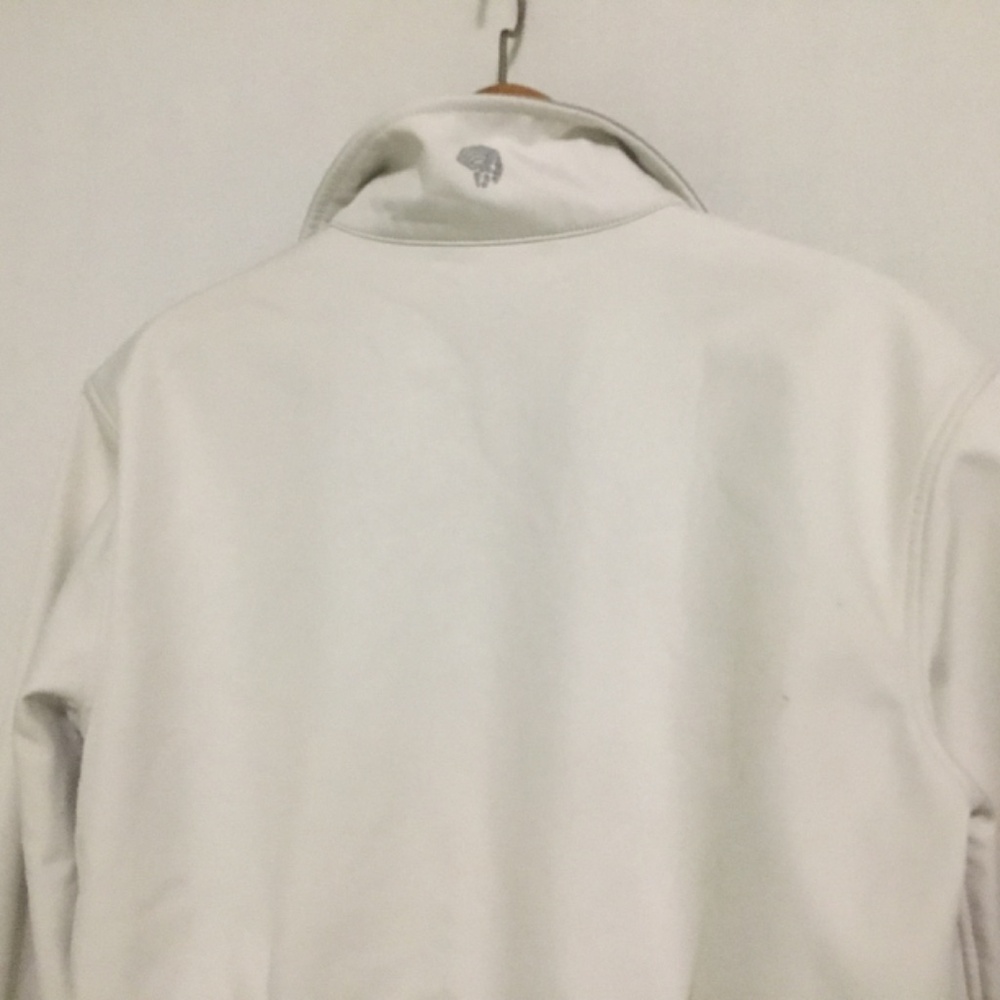 Mountain Hardware Fleeced Lined White Softshell J… - image 5